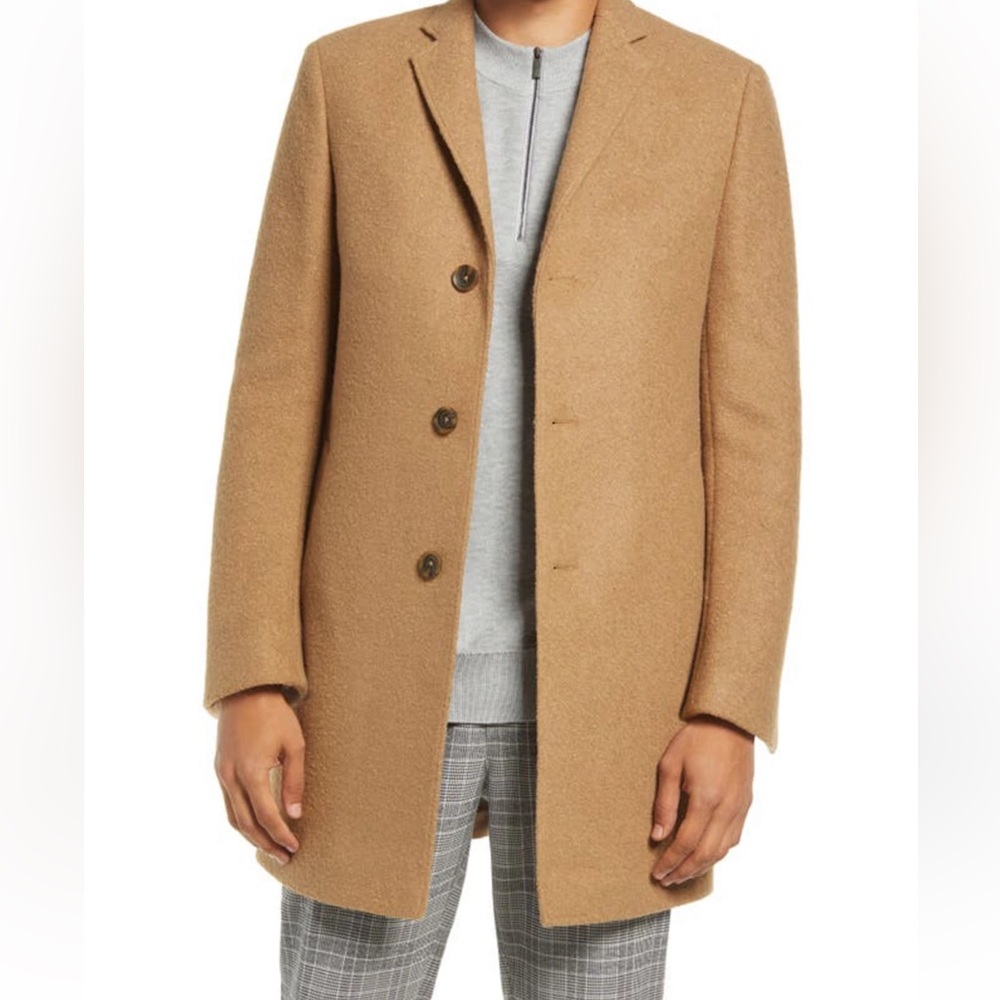 Open Edit Topcoat In Camel, Size Xl, Nwt - image 1
